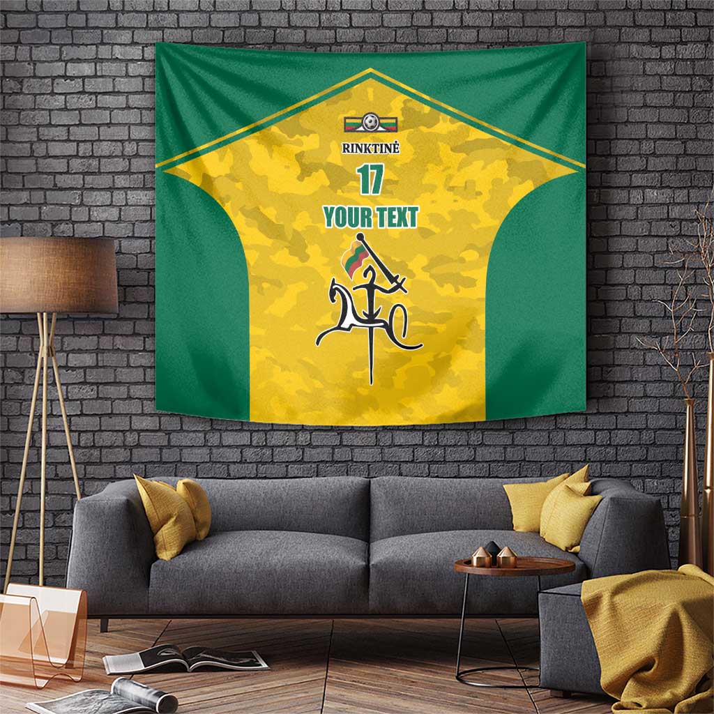 Republic of Lithuania Football Tapestry Sporty Style LT17 - Wonder Print Shop