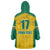 Republic of Lithuania Football Wearable Blanket Hoodie Sporty Style