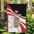 Personalized Danmark Coat of Arms Garden Flag Denmark Three Pale Blue Lions