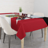 Personalized Danmark Coat of Arms Tablecloth Denmark Three Pale Blue Lions
