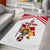 Custom Danmark Football Go Champions Area Rug Denmark Sporty Style