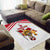 Custom Danmark Football Go Champions Area Rug Denmark Sporty Style