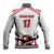 Custom Danmark Football Go Champions Baseball Jacket Denmark Sporty Style