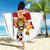 Custom Danmark Football Go Champions Beach Blanket Denmark Sporty Style