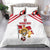 Custom Danmark Football Go Champions Bedding Set Denmark Sporty Style