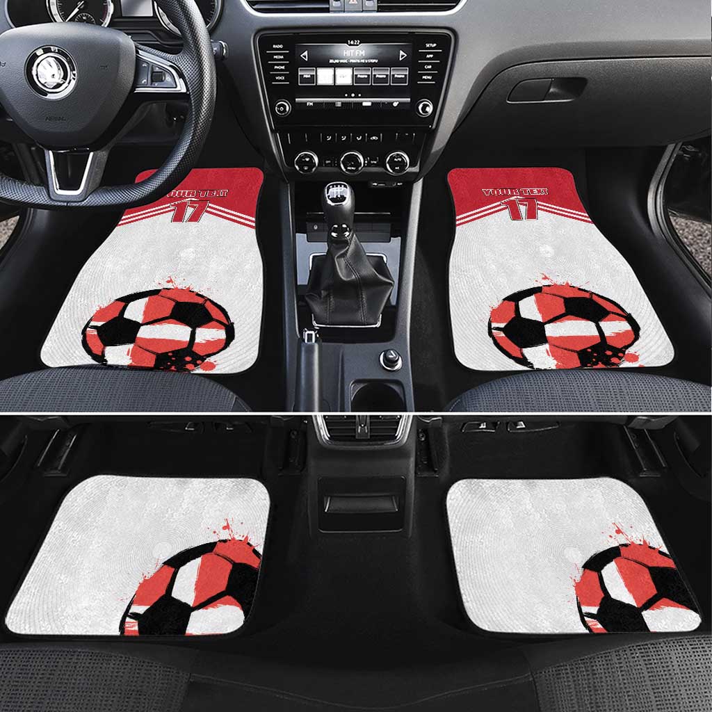 Custom Danmark Football Go Champions Car Mats Denmark Sporty Style