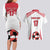 Custom Danmark Football Go Champions Couples Matching Long Sleeve Bodycon Dress and Hawaiian Shirt Denmark Sporty Style