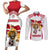 Custom Danmark Football Go Champions Couples Matching Short Sleeve Bodycon Dress and Long Sleeve Button Shirt Denmark Sporty Style