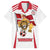 Custom Danmark Football Go Champions Family Matching Long Sleeve Bodycon Dress and Hawaiian Shirt Denmark Sporty Style