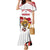 Custom Danmark Football Go Champions Family Matching Mermaid Dress and Hawaiian Shirt Denmark Sporty Style