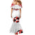 Custom Danmark Football Go Champions Family Matching Mermaid Dress and Hawaiian Shirt Denmark Sporty Style