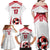 Custom Danmark Football Go Champions Family Matching Off Shoulder Maxi Dress and Hawaiian Shirt Denmark Sporty Style