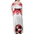 Custom Danmark Football Go Champions Family Matching Off Shoulder Maxi Dress and Hawaiian Shirt Denmark Sporty Style