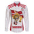 Custom Danmark Football Go Champions Family Matching Puletasi and Hawaiian Shirt Denmark Sporty Style