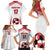 Custom Danmark Football Go Champions Family Matching Short Sleeve Bodycon Dress and Hawaiian Shirt Denmark Sporty Style