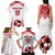 Custom Danmark Football Go Champions Family Matching Tank Maxi Dress and Hawaiian Shirt Denmark Sporty Style