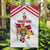 Custom Danmark Football Go Champions Garden Flag Denmark Sporty Style