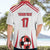 Custom Danmark Football Go Champions Hawaiian Shirt Denmark Sporty Style