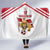 Custom Danmark Football Go Champions Hooded Blanket Denmark Sporty Style