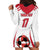 Custom Danmark Football Go Champions Hoodie Dress Denmark Sporty Style