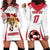 Custom Danmark Football Go Champions Hoodie Dress Denmark Sporty Style