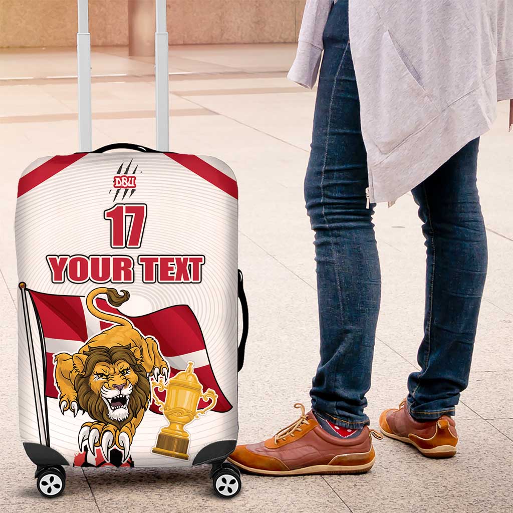 Custom Danmark Football Go Champions Luggage Cover Denmark Sporty Style