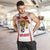 Custom Danmark Football Go Champions Men Tank Top Denmark Sporty Style