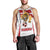 Custom Danmark Football Go Champions Men Tank Top Denmark Sporty Style