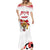 Custom Danmark Football Go Champions Mermaid Dress Denmark Sporty Style