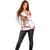 Custom Danmark Football Go Champions Off Shoulder Sweater Denmark Sporty Style