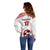 Custom Danmark Football Go Champions Off Shoulder Sweater Denmark Sporty Style