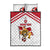 Custom Danmark Football Go Champions Quilt Bed Set Denmark Sporty Style