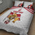 Custom Danmark Football Go Champions Quilt Bed Set Denmark Sporty Style