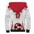 Custom Danmark Football Go Champions Sherpa Hoodie Denmark Sporty Style