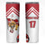 Custom Danmark Football Go Champions Skinny Tumbler Denmark Sporty Style