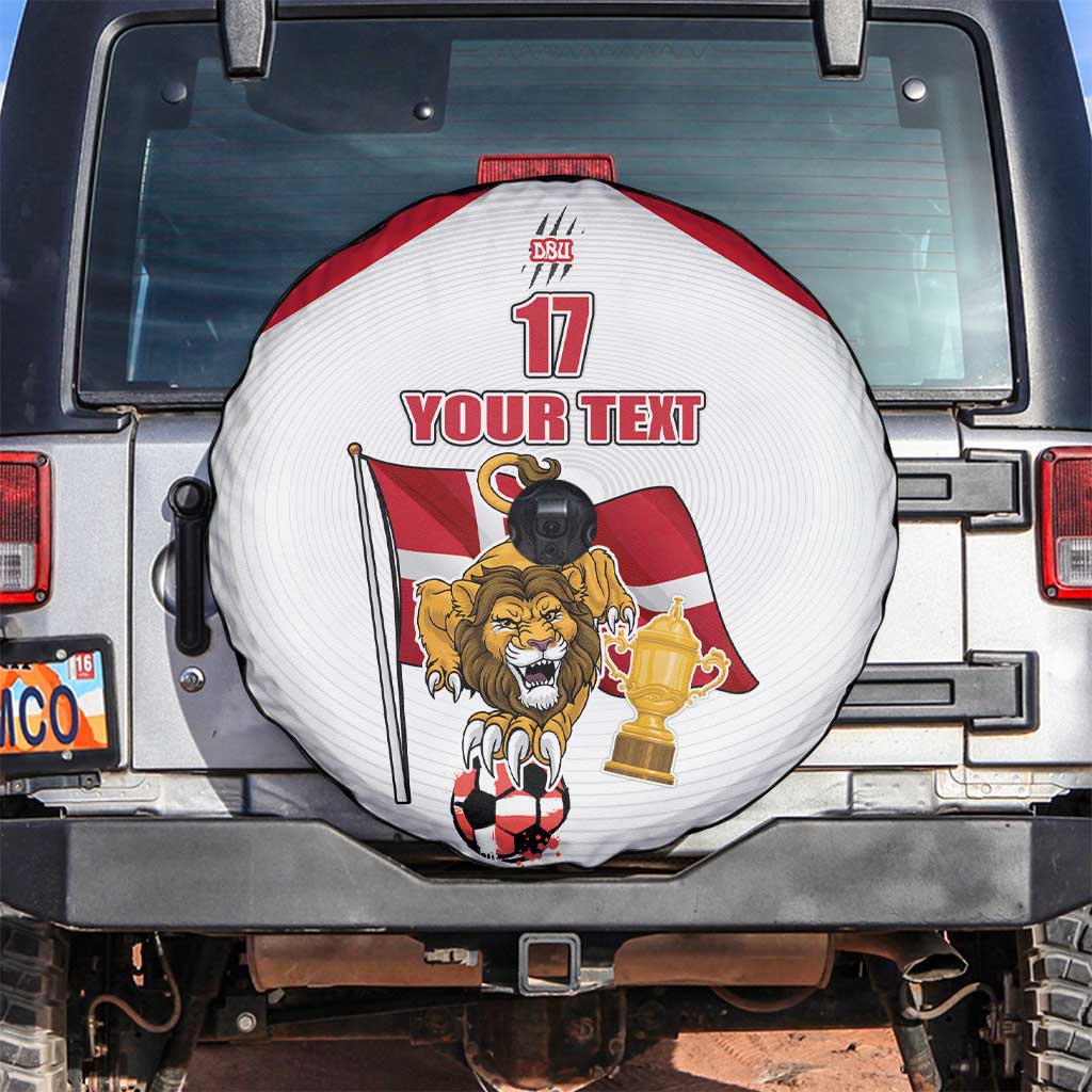 Custom Danmark Football Go Champions Spare Tire Cover Denmark Sporty Style