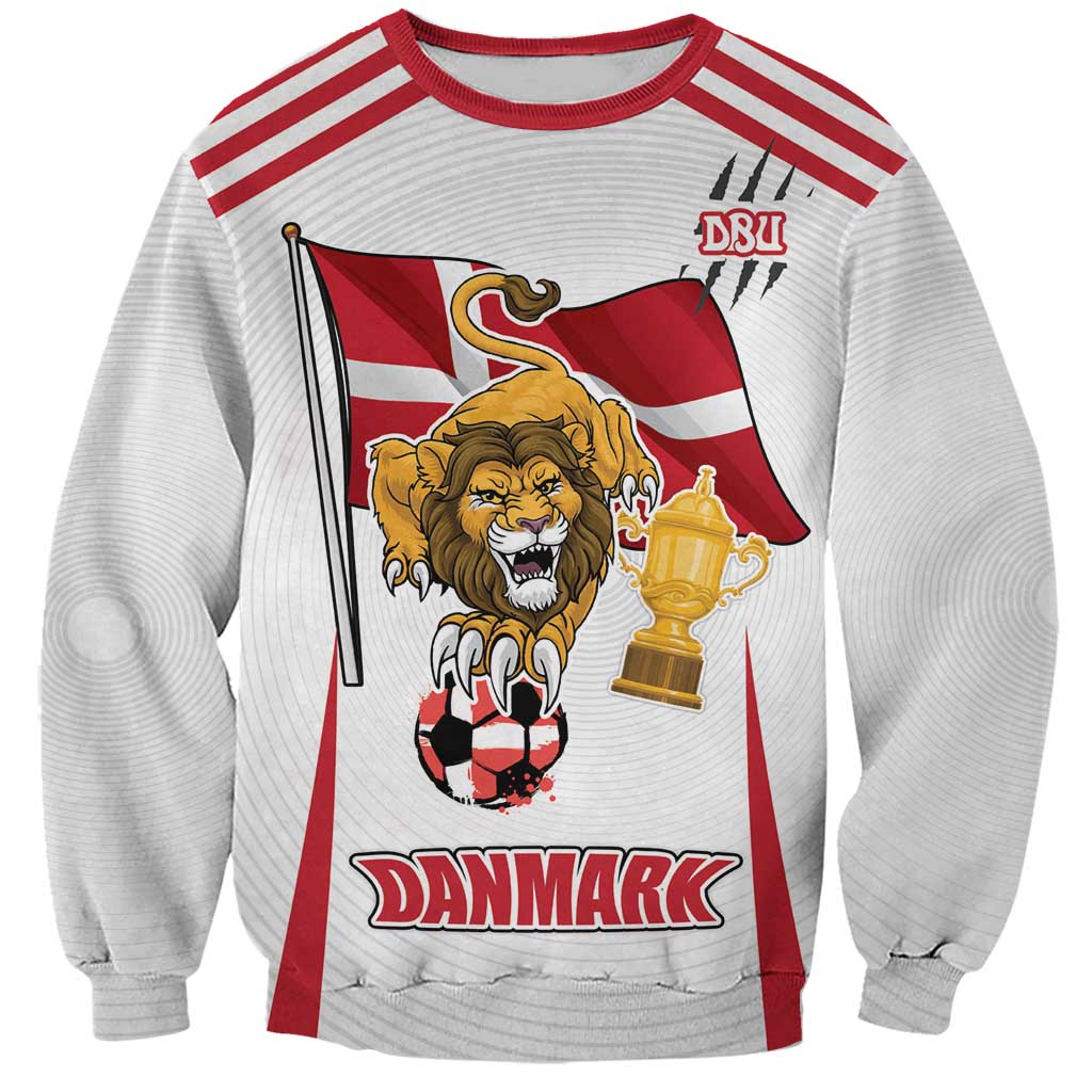 Custom Danmark Football Go Champions Sweatshirt Denmark Sporty Style