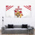 Custom Danmark Football Go Champions Tapestry Denmark Sporty Style