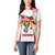 Custom Danmark Football Go Champions Women Polo Shirt Denmark Sporty Style