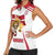 Custom Danmark Football Go Champions Women Sleeveless Polo Shirt Denmark Sporty Style