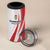 Personalized Danmark Football 4 in 1 Can Cooler Tumbler Denmark Sporty Style Danish Dynamite