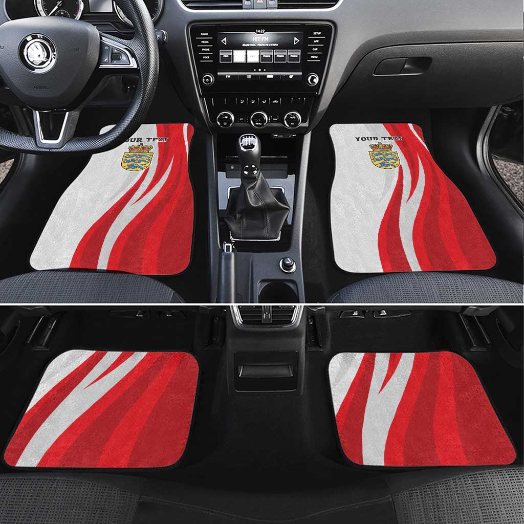 Personalized Danmark Football Car Mats Denmark Sporty Style Danish Dynamite