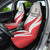 Personalized Danmark Football Car Seat Cover Denmark Sporty Style Danish Dynamite