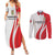 Personalized Danmark Football Couples Matching Summer Maxi Dress and Long Sleeve Button Shirt Denmark Sporty Style Danish Dynamite