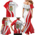 Personalized Danmark Football Family Matching Mermaid Dress and Hawaiian Shirt Denmark Sporty Style Danish Dynamite