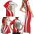 Personalized Danmark Football Family Matching Short Sleeve Bodycon Dress and Hawaiian Shirt Denmark Sporty Style Danish Dynamite