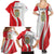 Personalized Danmark Football Family Matching Summer Maxi Dress and Hawaiian Shirt Denmark Sporty Style Danish Dynamite