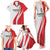 Personalized Danmark Football Family Matching Tank Maxi Dress and Hawaiian Shirt Denmark Sporty Style Danish Dynamite