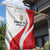 Personalized Danmark Football Garden Flag Denmark Sporty Style Danish Dynamite