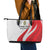 Personalized Danmark Football Leather Tote Bag Denmark Sporty Style Danish Dynamite